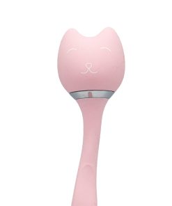 Purrs Like A Kitten Rechargeable Wand Vibrator – Pink 10 Purrs Like A Kitten Rechargeable Wand Vibrator – Pink