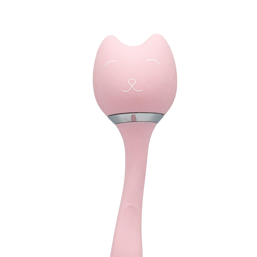 Purrs Like A Kitten Rechargeable Wand Vibrator – Pink 3 Purrs Like A Kitten Rechargeable Wand Vibrator – Pink - Image 3