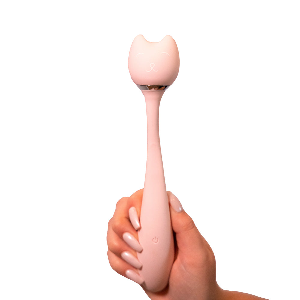 Purrs Like A Kitten Rechargeable Wand Vibrator – Pink 6 Purrs Like A Kitten Rechargeable Wand Vibrator – Pink - Image 6
