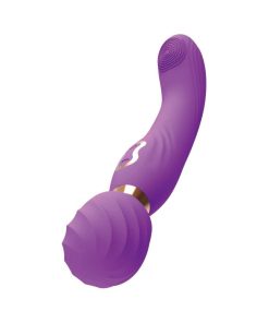The Beat Dual Pleasure Wand Purple