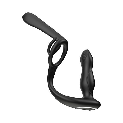 Enhancer Vibro Plug & Penis Sheath Black - Image 3