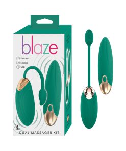 Blaze Dual Massager Kit Green