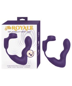 The Royale Inflatable P-Spot Vibe Purple