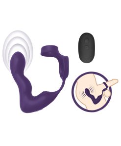 The Royale Inflatable P-Spot Vibe Purple