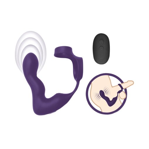 The Royale Inflatable P-Spot Vibe Purple - Image 3
