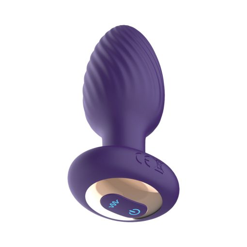The Royale Rotating Anal Plug Purple - Image 3