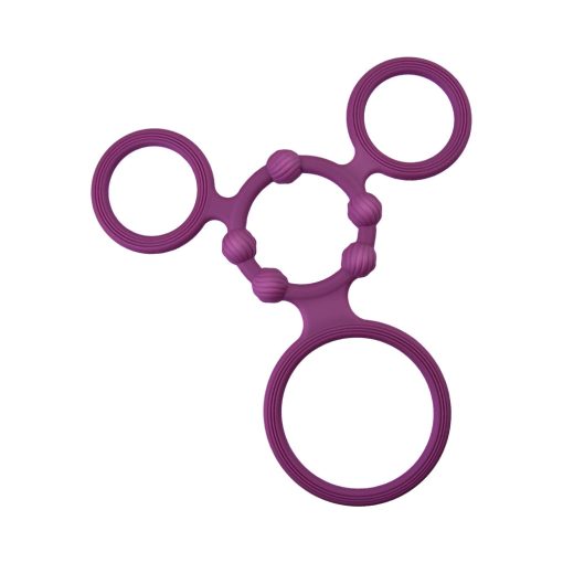 Enhancer Quad Cockring Rubine Red - Image 2