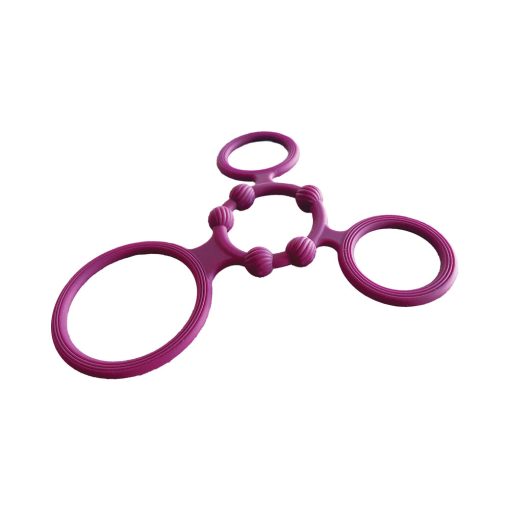Enhancer Quad Cockring Rubine Red - Image 3