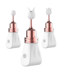 Gold Glam Tri-Tip Vibe White