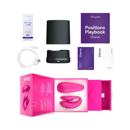 We-Vibe Chorus Couples Vibrator Cosmic Pink - Image 10