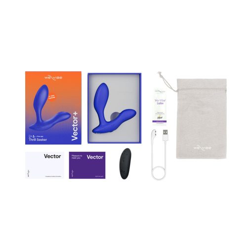 We-Vibe Vector+ Dual Stimulation Prostate Massager – Royal Blue - Image 13