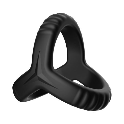 Forto F-59: Tri Cock & Ball Ring Black - Image 4