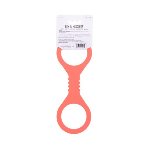 Sportsheets Sex & Mischief Peaches 'N Creame Small Silicone Cuffs - Image 3