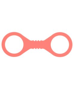 Sportsheets Sex & Mischief Peaches 'N Creame Small Silicone Cuffs