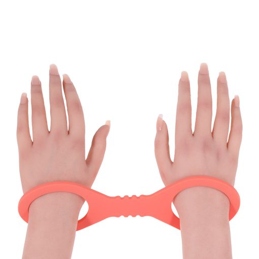 Sportsheets Sex & Mischief Peaches 'N Creame Small Silicone Cuffs - Image 7