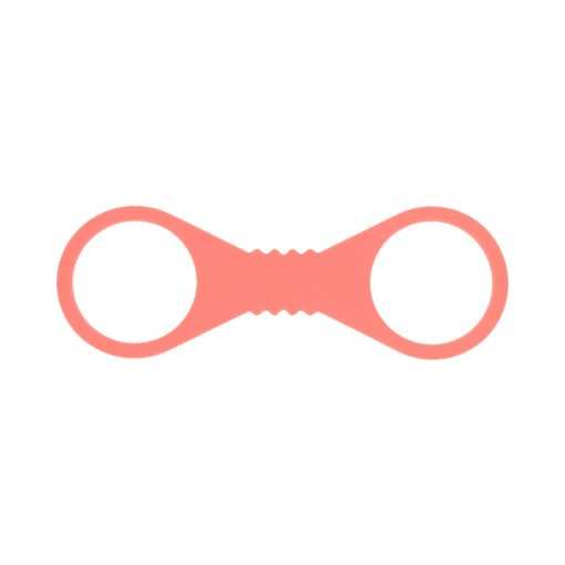 Sportsheets Sex & Mischief Peaches 'N Creame Large Silicone Cuffs - Image 4