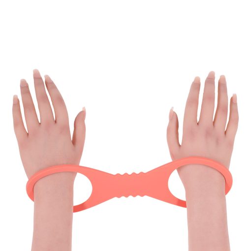 Sportsheets Sex & Mischief Peaches 'N Creame Large Silicone Cuffs - Image 7