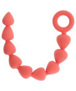 Alternative view of Sportsheets Sex & Mischief Peaches 'N Creame Silicone Anal Beads