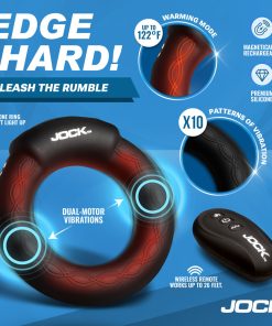Jock Rumbler 1.8 In. Vibrating & Warming C-Ring