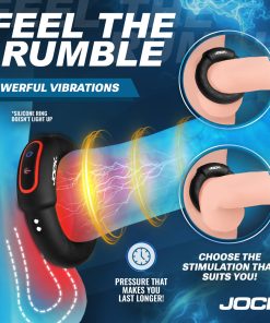 Jock Rumbler 2 In. Vibrating & Warming C-Ring