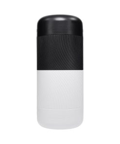 Alternative view of Playboy Twisted 2 AM Dual-Ended Twisting & Suction Stroker – White