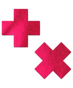 Pastease Plus X: Liquid Red Cross Nipple Pasties