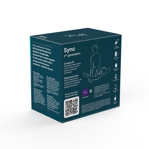 We-Vibe Sync 2 Rechargeable Remote Control Couples Vibrator Green Velvet - Image 15