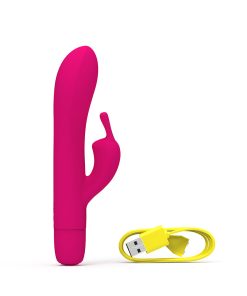 Alternative view of B Swish Bwild Bunny Infinite Classic Vibrator Sunset Pink