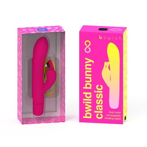 B Swish Bwild Bunny Infinite Classic Vibrator Sunset Pink - Image 3