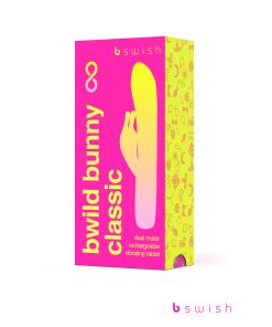 B Swish Bwild Bunny Infinite Classic Vibrator Sunset Pink