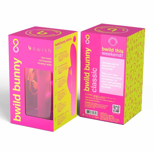 B Swish Bwild Bunny Infinite Limited Edition Vibrator Sunset Pink - Image 4