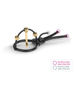 Mystim Plunging Pete Corona Glans Strap With Urethral Sound