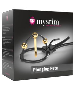 Mystim Plunging Pete Corona Glans Strap With Urethral Sound