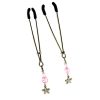 Sex Kitten Tweezer Clamps Pink Flower