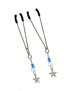 Sex Kitten Tweezer Clamps Star Blue