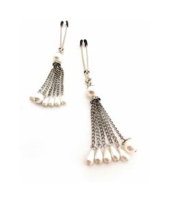 Bijoux De Nip Pearl Tassels Nipple Clamps