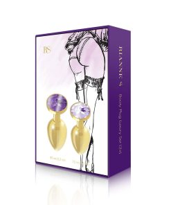 Rianne S 2-Piece Booty Plug Luxury Set Gold