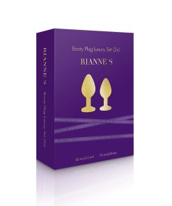 Rianne S 2-Piece Booty Plug Luxury Set Gold