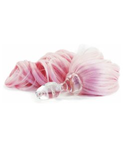 Crystal Delights Minx Pony Tail Plug Baby Pink