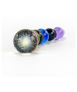 Crystal Delights Rainbow Bubble Dildo With Dichrioic Bulb