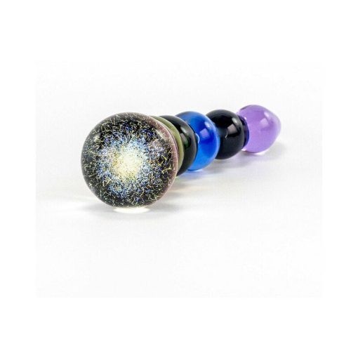 Crystal Delights Rainbow Bubble Dildo With Dichrioic Bulb - Image 2