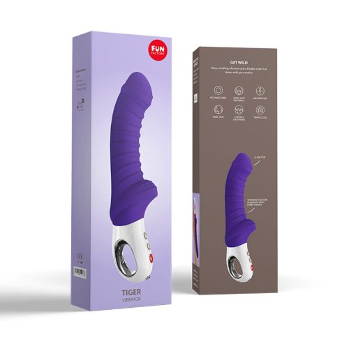 Fun Factory Tiger Vibrator Violet - Image 7