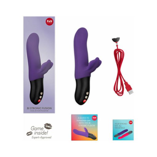 Fun Factory Bi Stronic Fusion Dual Action Pulsator Violet - Image 6