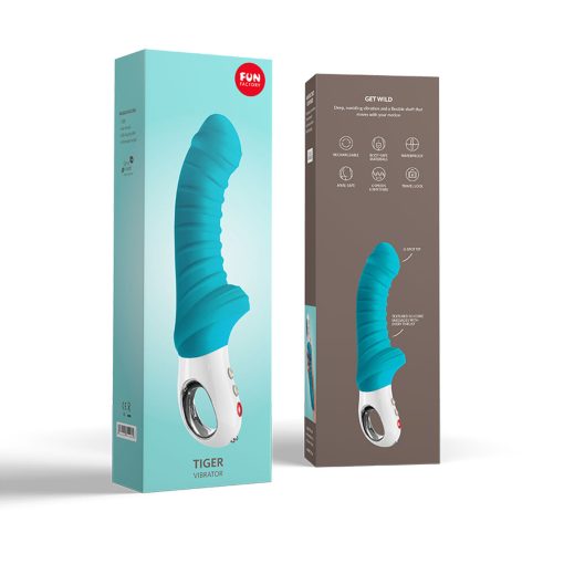 Fun Factory Tiger Vibrator Petrol Blue - Image 7