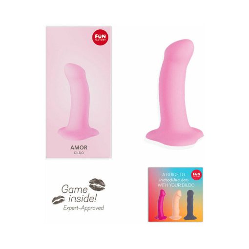 Fun Factory Amor 5.3 In. Dildo Candy Rose - Image 5