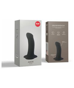 Fun Factory Amor 5.3 In. Dildo Black