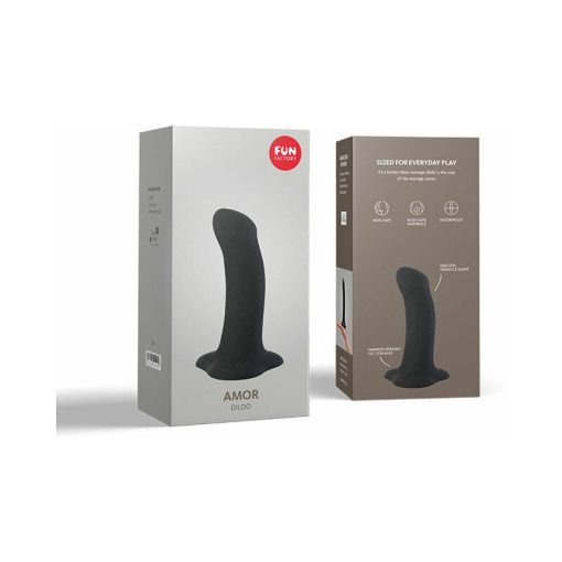 Fun Factory Amor 5.3 In. Dildo Black - Image 2