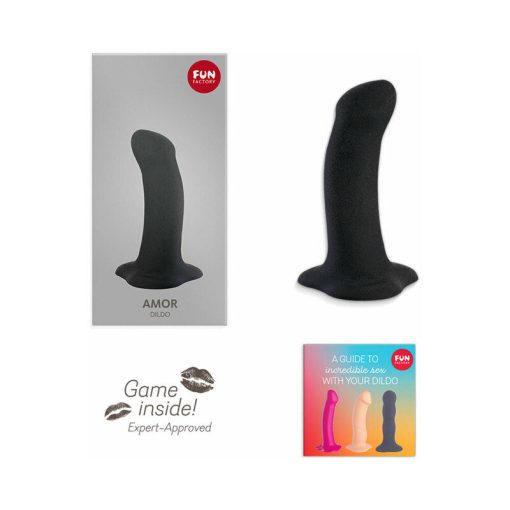 Fun Factory Amor 5.3 In. Dildo Black - Image 6