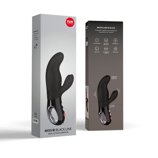 Fun Factory Miss Bi Black Line Dual Action Vibrator - Image 7