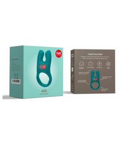 Fun Factory Nos Vibrating Cock Ring Blue